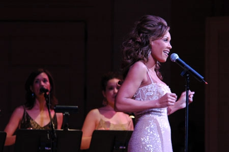 Concert performance on stage